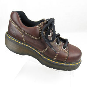 Dr Martens Brown Leather Walking Hiking Work Shoes